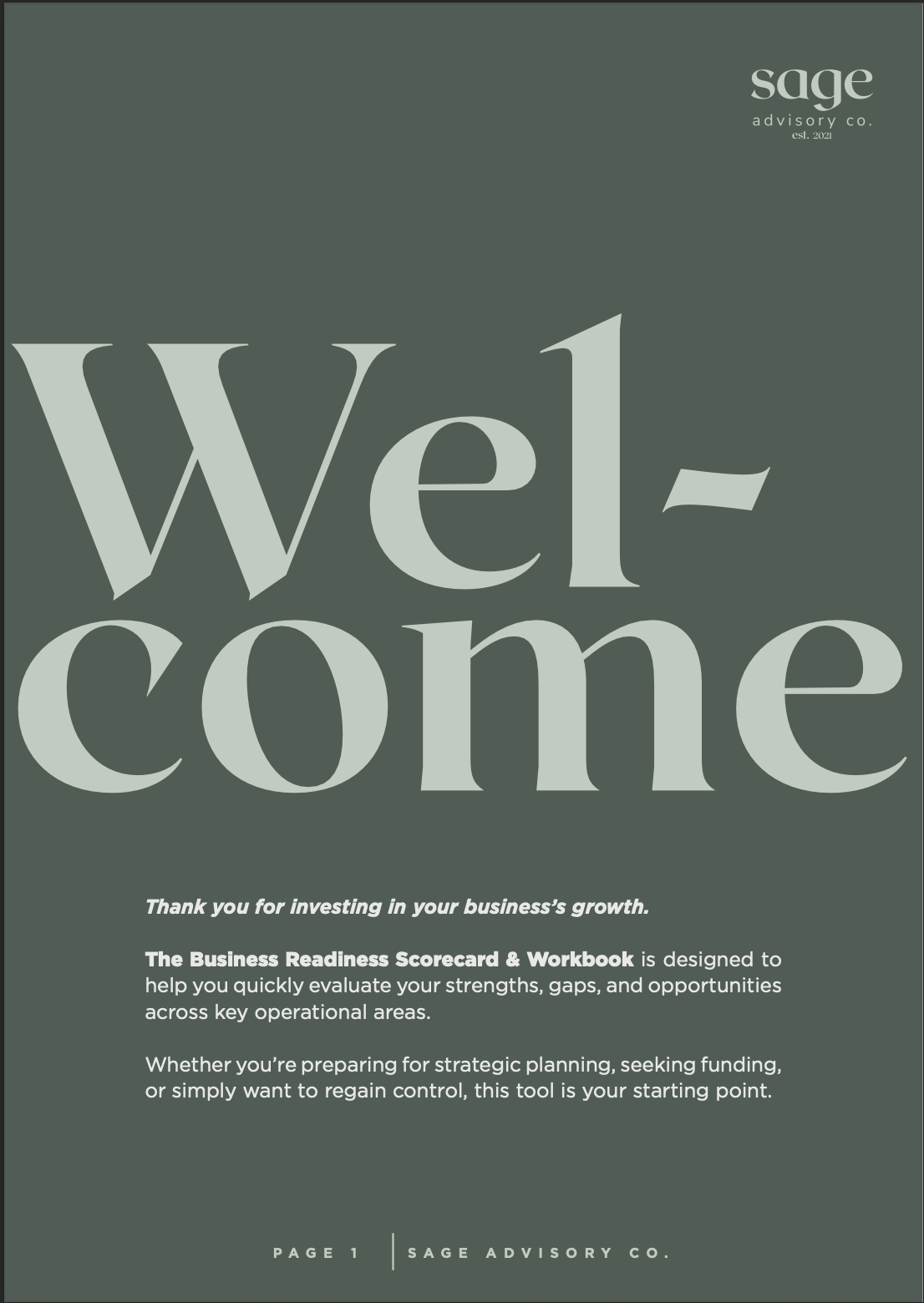 DIY Business Strategy Workbook - for Entrepreneurs